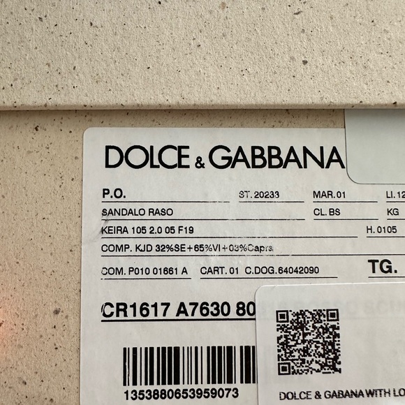 NWT Dolce Gabbana sandals - Picture 5 of 5